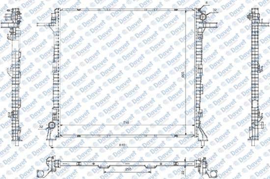 16-4466B Su Radyatoru Brazing (5 Mm Fin) Volkswagen Crafter 50 (Sy_Sz) 2.0 Tdi 2018-